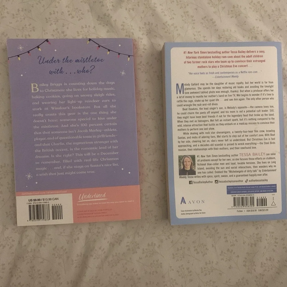 Lot‎ Of 2 Christmas Novels: All I Want For Christmas & Wreck The Halls